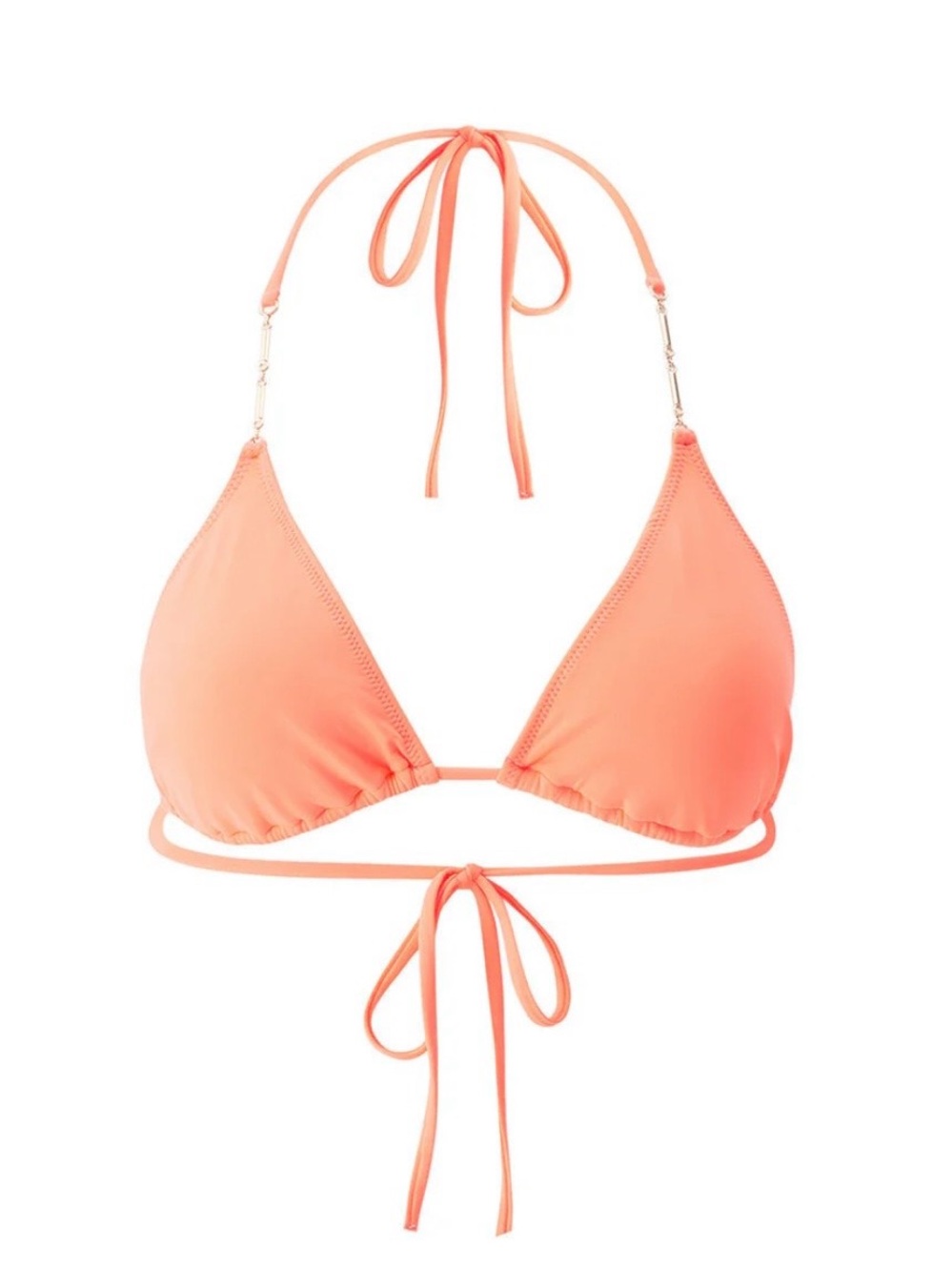 Melissa Odabash Mykonos Triangle Bikini Top XS NWT